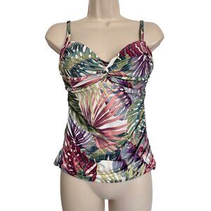 Bleu Rod Beattie Tankini Top Size 8 Underwire Padded NWT  $91